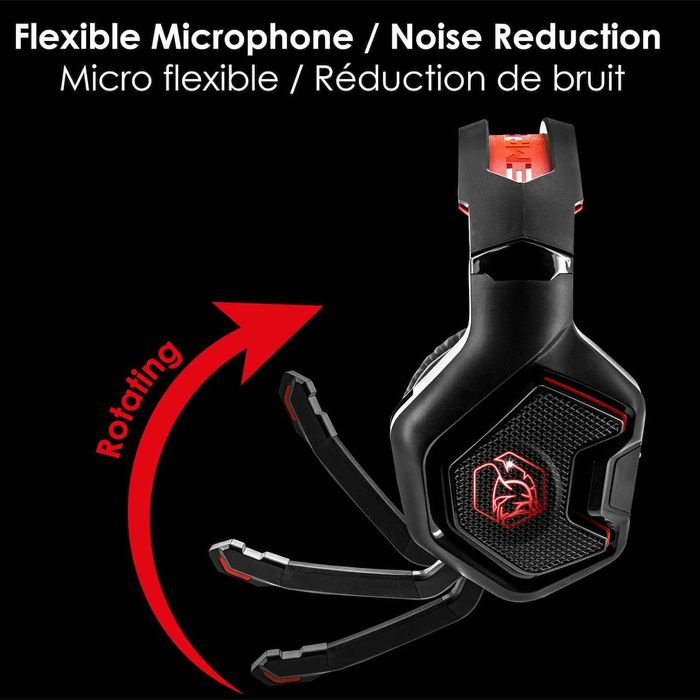 EMPIRE GAMING Căști wireless Gaming WarCry P-HW1 cu microfon Surround