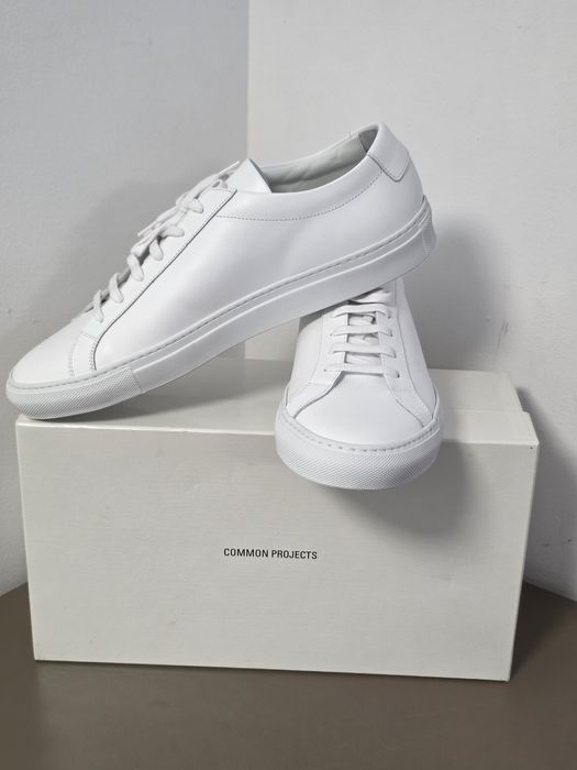 Adidasi, sneaker piele - COMMON PROJECTS- Original Achilles Leather Sneakers, 43, 44, 45, 46 (mărimi disponibile)