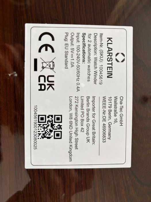 Cutie pentru ceasuri automatice Valmont 2+3