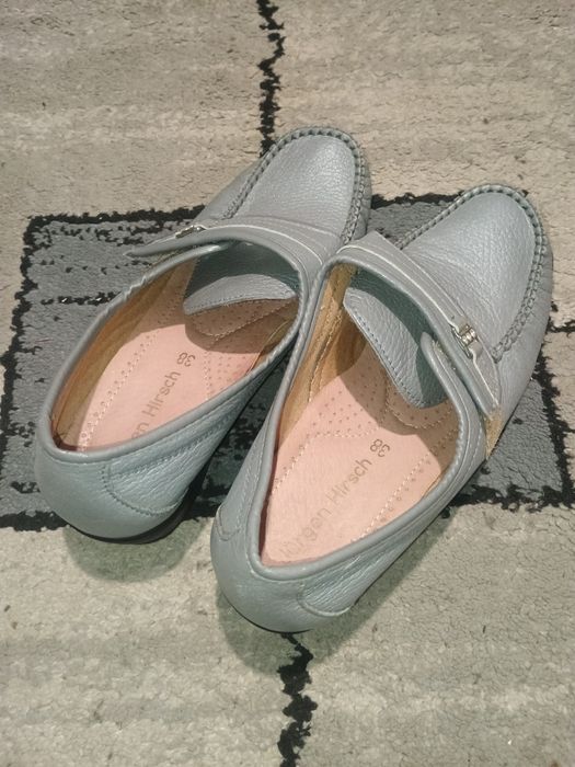 Mocasini gri comozi și eleganți