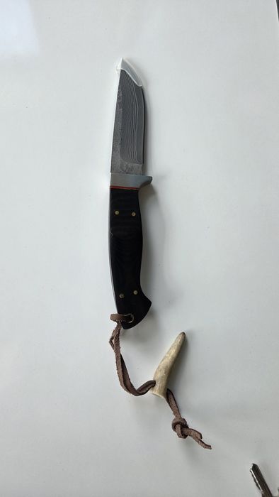 Cuțit Vânătoare Parforce Damasc (Damastmesser) – Nou, cu  cutie
