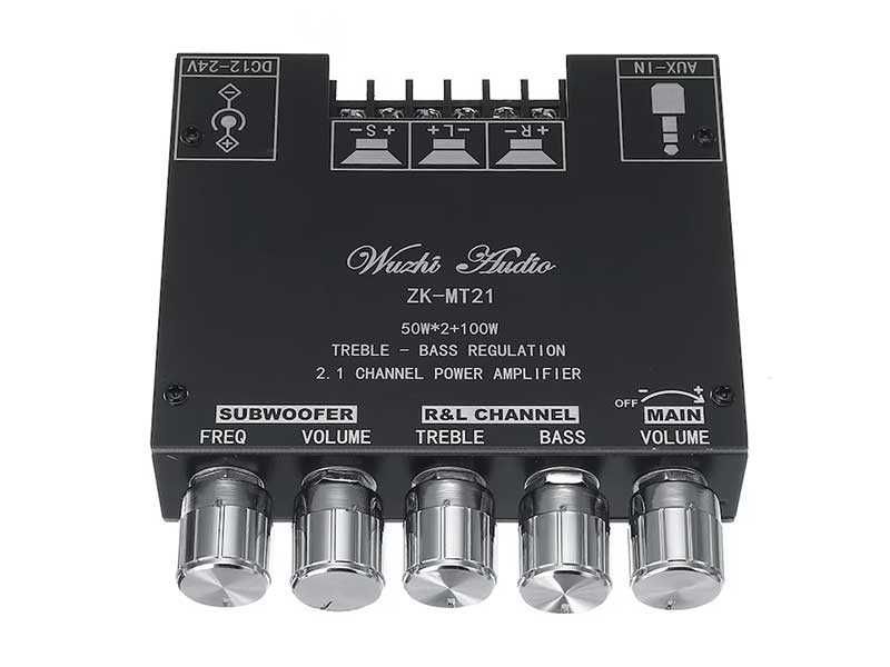 Amplificator audio 2.1 2x50W+100W Bluetooth V5.0