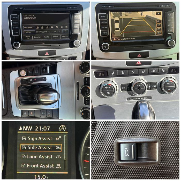 Vw passat limuzina, 2013, dsg, Piele, masaj, ventilatie