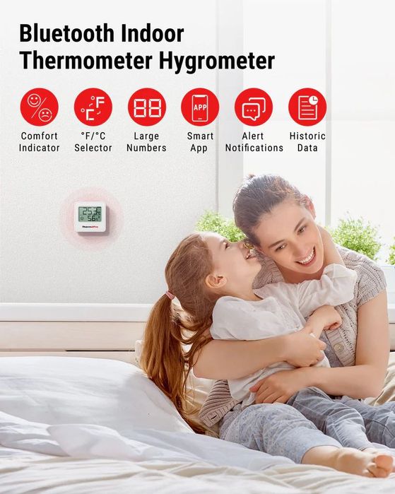 Комплект ThermoPro  – 2 безжични термометъра с Bluetooth и приложение
