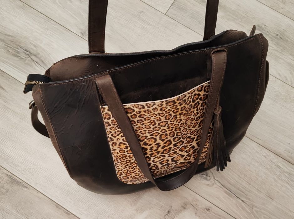 Дамска чанта -телешки бокс