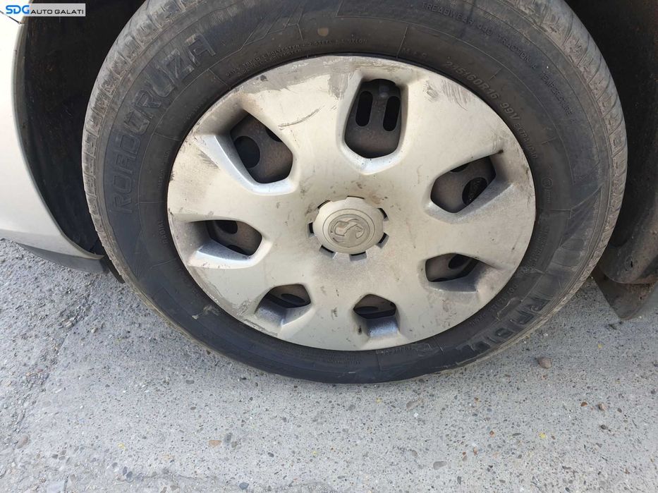 Set 4 Jante Roti Tabla cu Capace 215 60 17 R16 Opel Astra H 2009 - 2015 Cod sdgjtccbaj16