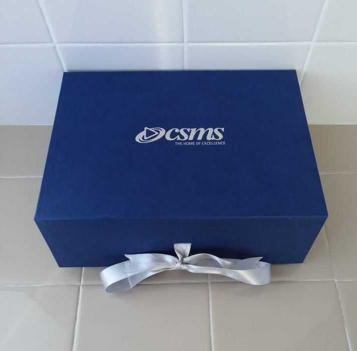 Голяма кутия за подарък (или за украшения) с панделка