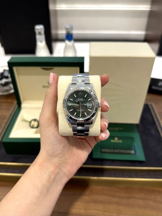 NEW Rolex Datejust 41mm Steel and White Gold 126334