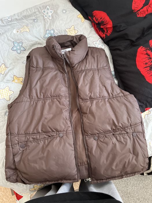 Безрукавка новый коричнивый