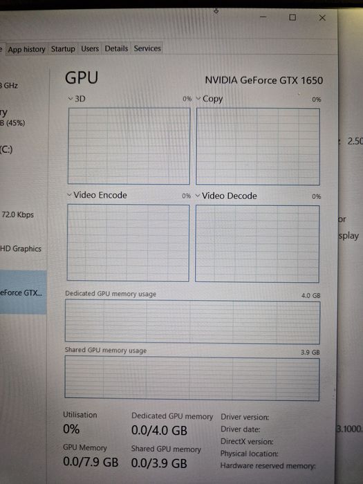 HP gaming i5 10th 8/500gb GeForce 1650 4gb AMANET Lazar 40133