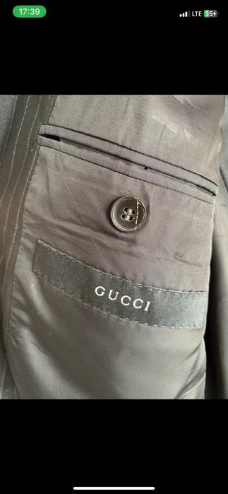 Sacou lux Gucci original-amestec lana, casmir si matase-marimea 50