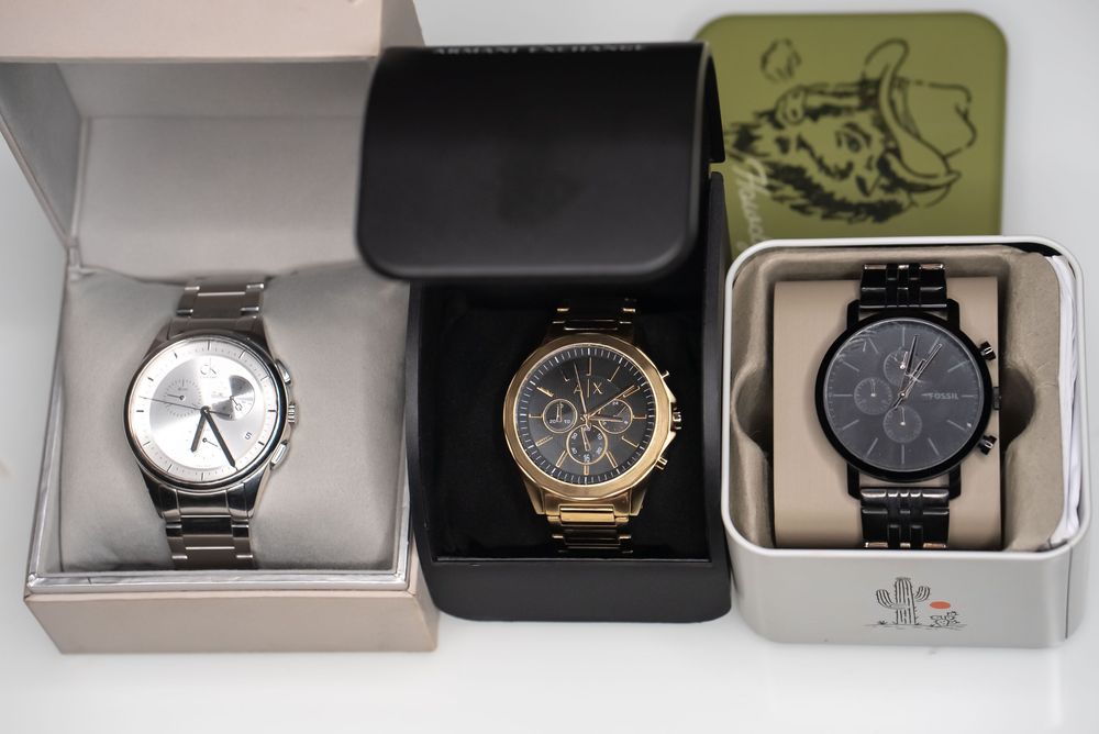 Ceas  Armani Exchange , Calvin Klein, Fossil - Colectie personală