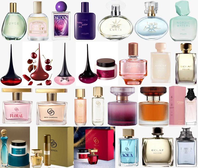 ORIFLAME - Divine, Love Potion, Giordani, Eclat, Amber Elixir