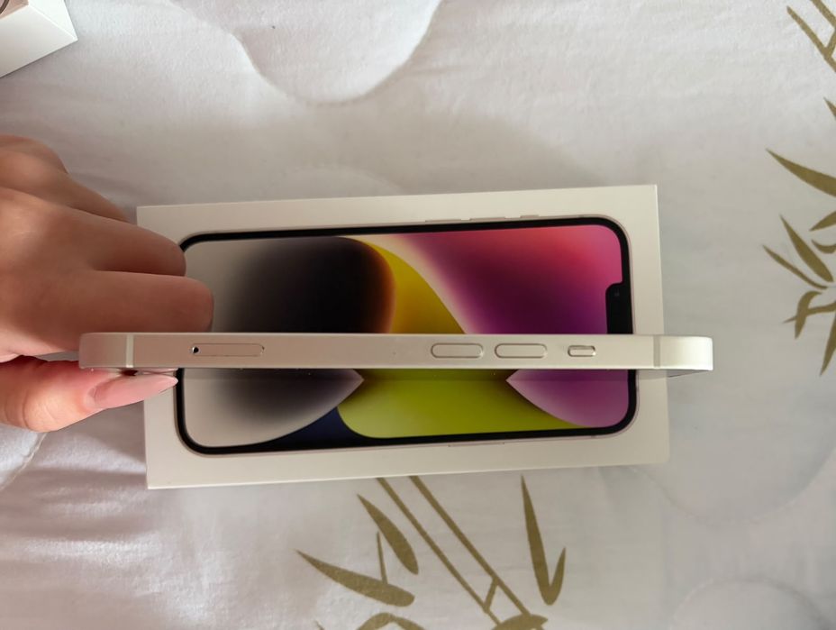 Iphone 14 alb  stare impecabila