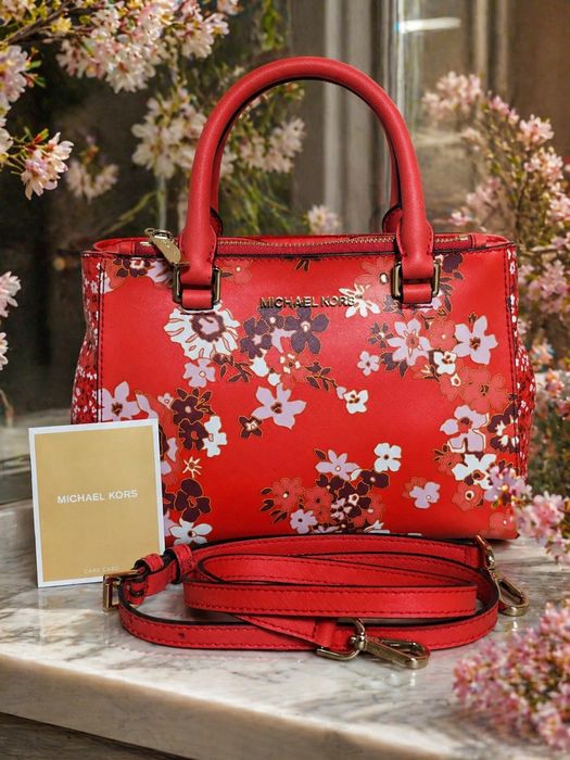 Michael Kors оригинална флорална дамска чанта