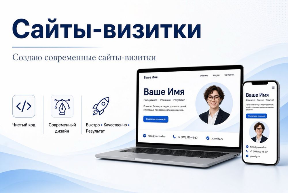 Сайт-визитка за 2 дня» / «Визитка, которая продаёт