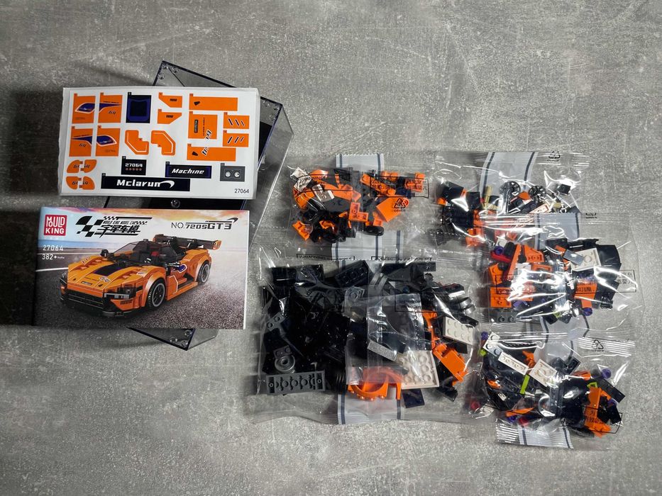 Set constructie, masini sport, jucarii tip lego, Mould King