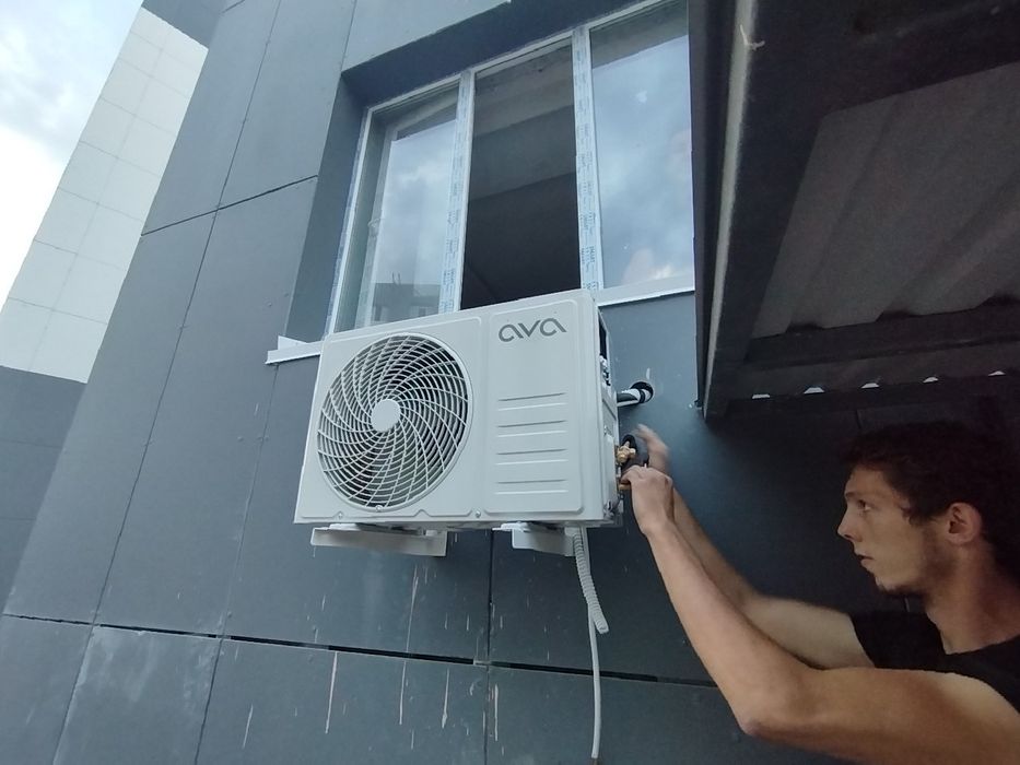 Установка кондиционера