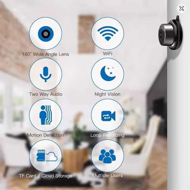 Mini Camera de supraveghere, Wireless, Night Vision, Motion Detection