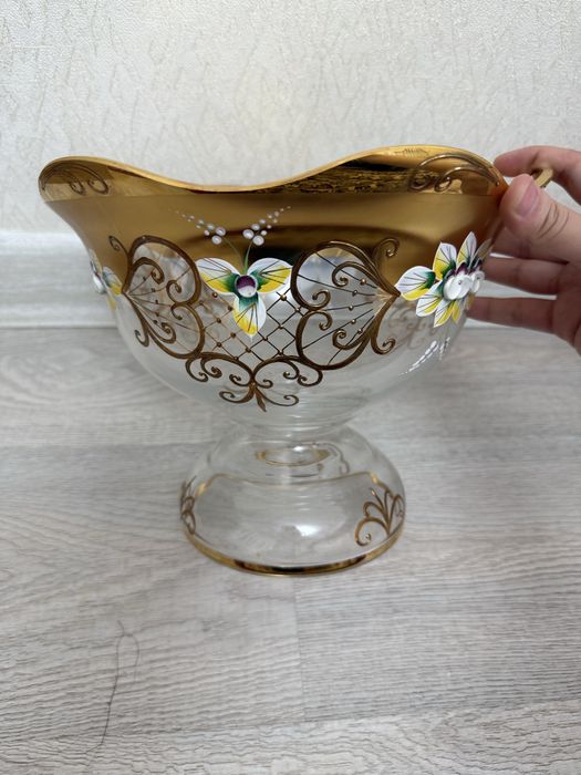 Фруктовница ваза Богемские