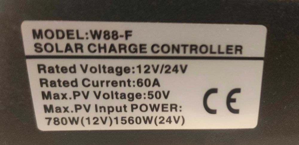 Соларен контролер 12v/24v 60А