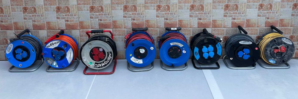 Качествени немски електрически удължители на макара по 40метра