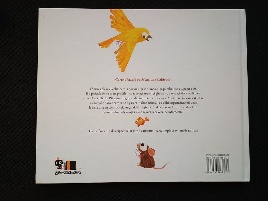 Carte copii "cu toții au văzut o pisică" explorat in imagini