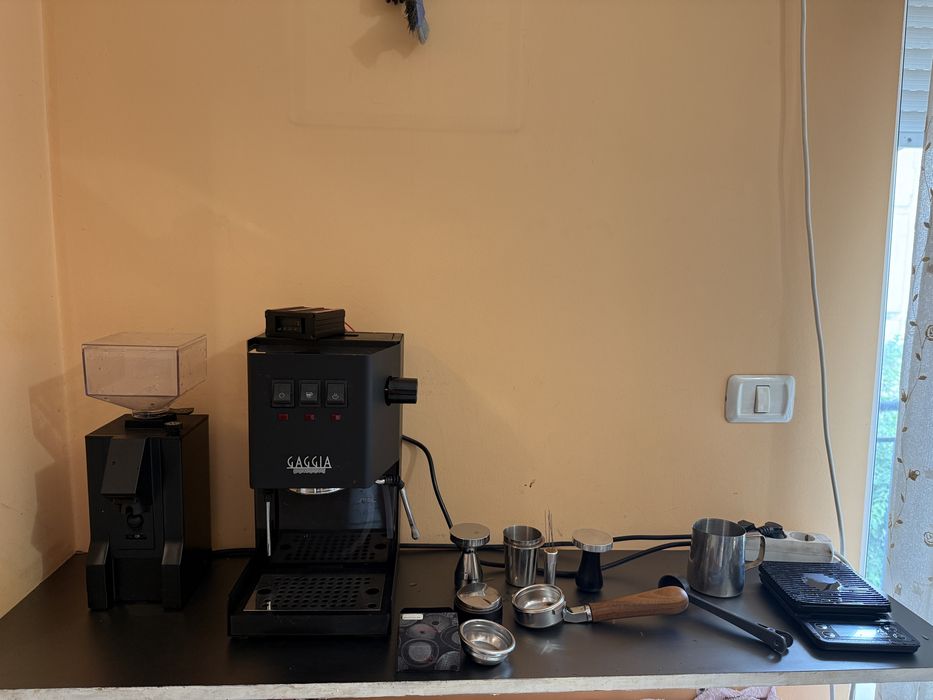 Gaggia Classic Pro Evo 2023 + PID + Eureka Mignon Manuale + Accesorii