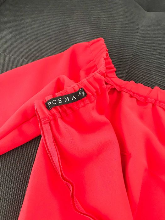 Rochie rosie ocazie Poema