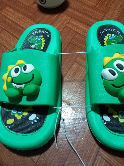 Детски джапанки  зелени