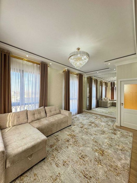 Mebel va texnika bilan jihozlangan 3 xonali Charx Novza`