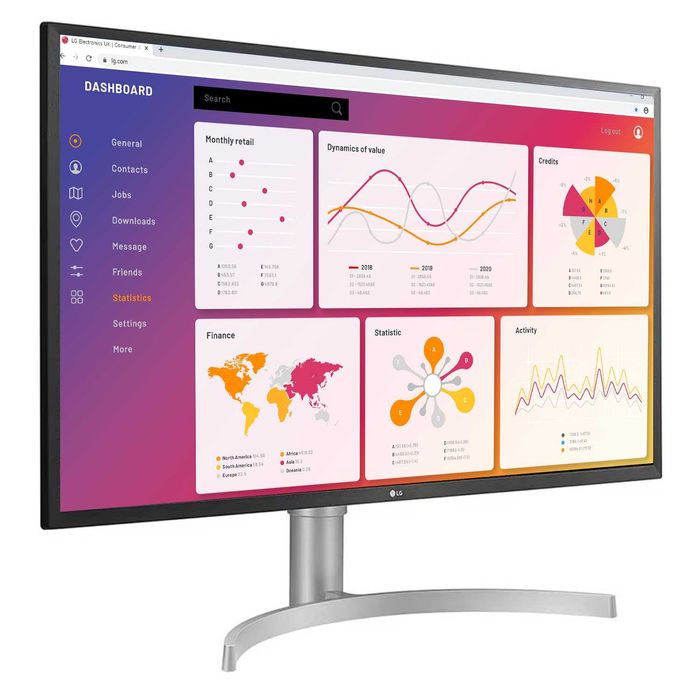 32" Монитор LG 32UL750-W (4K)