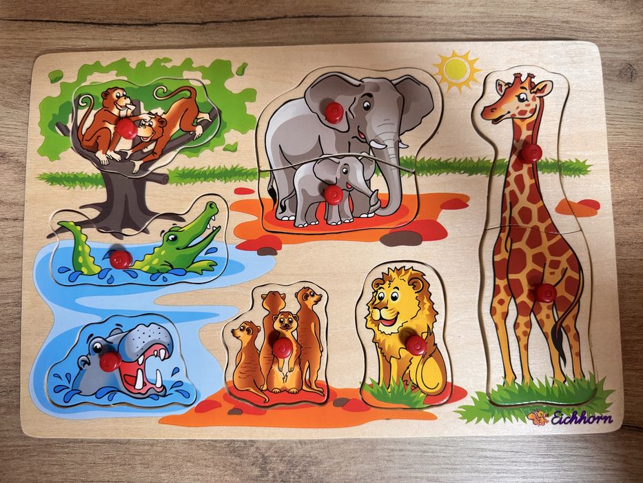 Дървени пъзели Goki и други