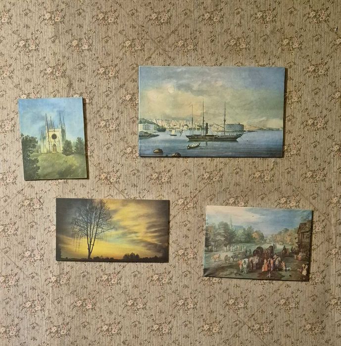 Картины советского периода из дерева .