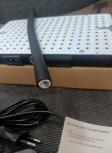 LED лампа за отглеждане на растения 25 W, фитолампа с пълен спектър