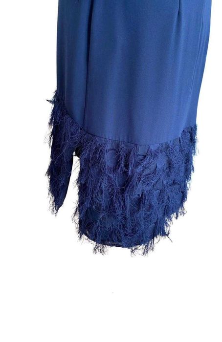 Rochie bleumarin cu maneca lunga MONESSE