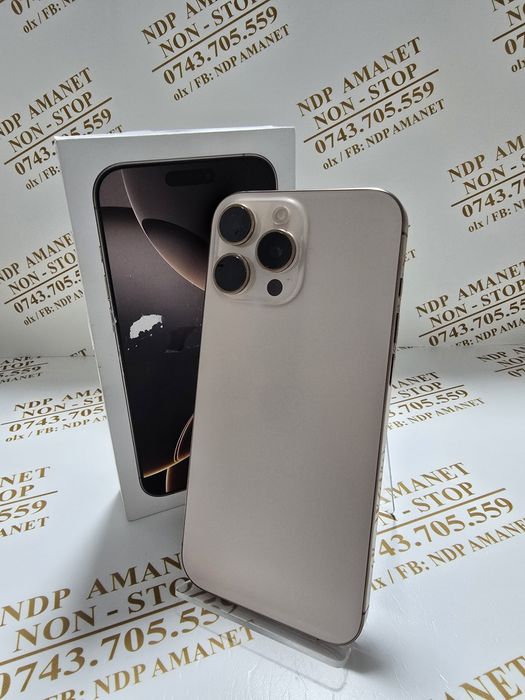 NDP Amanet Buzoieni 16 Margeanului Iphone 16 Pro Max (46686)