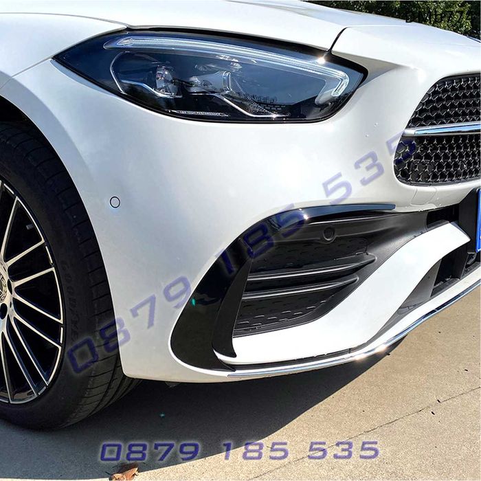 Тунинг добавки предна броня Mercedes C W206 AMG мерцедес ц амг в206