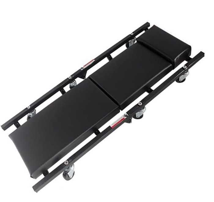 Сгъваема сервизна лежанка с колела 92 см - 150 кг