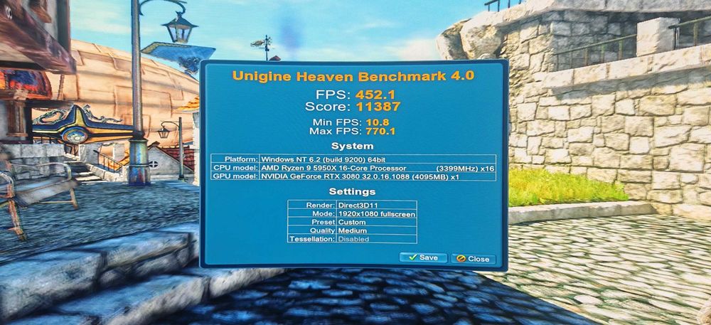 Мощен Комютър за Игри Работа и Забавления Ryzen 9 5950X/64Gb 16/32 Core/512GB SSD + 4TB HDD/RTX 3080 10G. 320bit/Гаранция