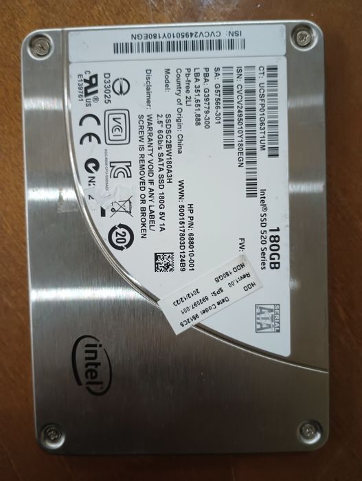 Sata SDD  180, 240 Gb