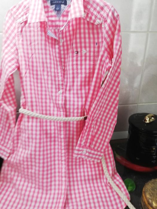 Rochie gen cămașă Tommy Hilfiger pt 7 ani