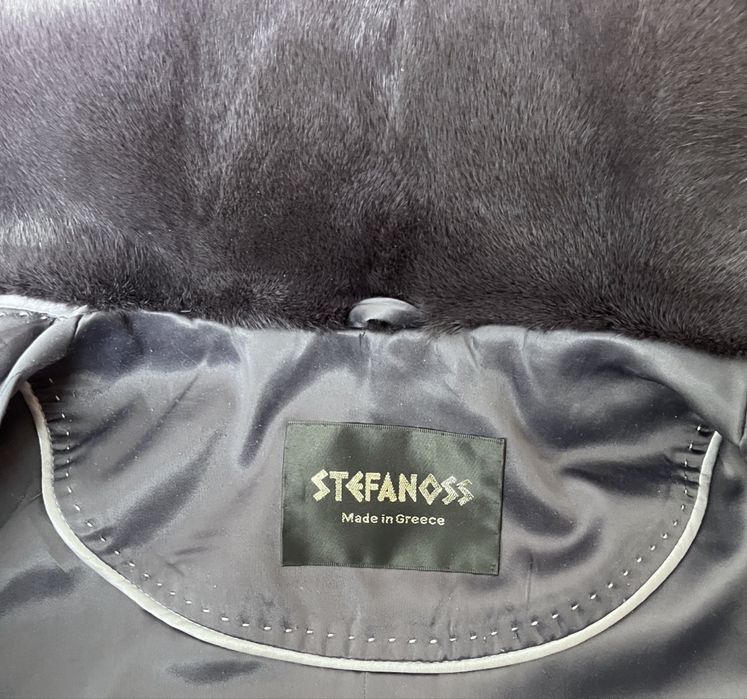 Норковая шуба, графит