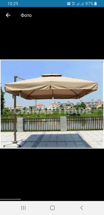 Садавой зонтик размер 3x3