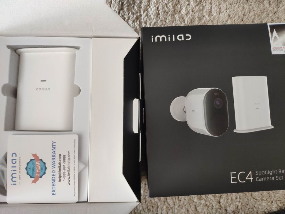 Нова Охранителна соларна  Camera Xiaomi IMILAB EC4 с подарък
