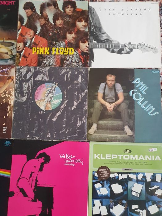 Discuri vinil Fleetwood Mac Dire Stratis Chris Rea Pet Shop Boys  Kim Wilde Pink Floyd  Billy Idol  Phil Collins  Van Halen Kate Bush  Sade, Bollywood