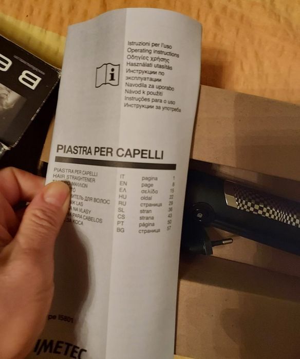 Placa de intins parul Bellissima Imetek