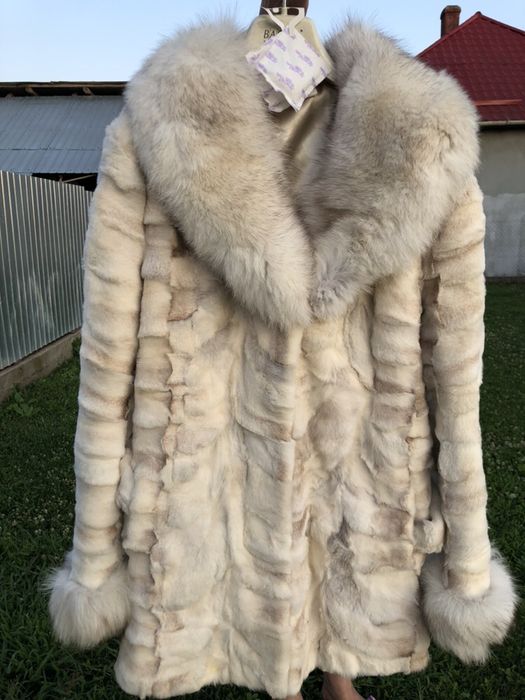 Blana naturala vulpe argintie