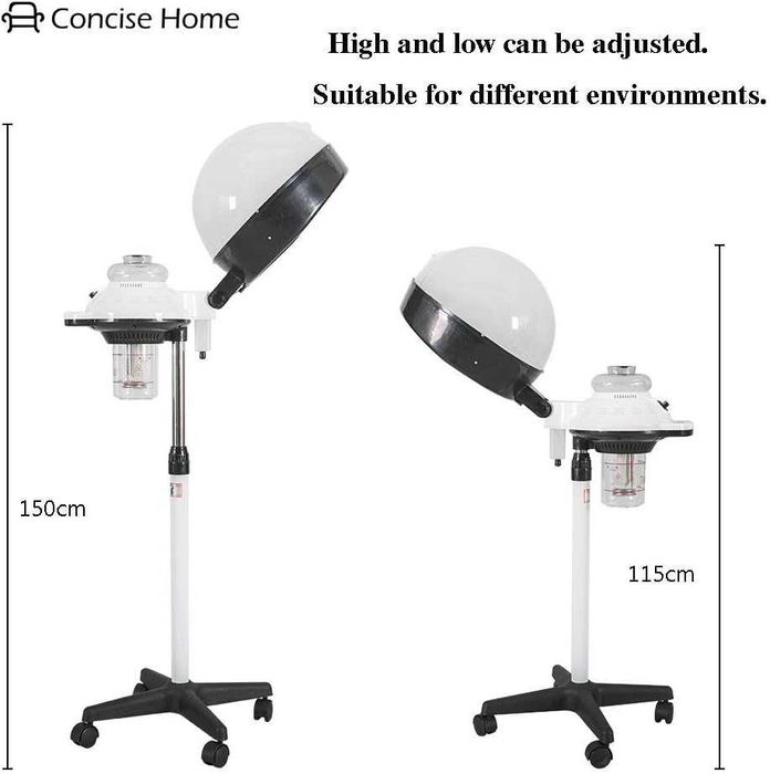 Concise Home Професионален уред за оформяне на коса с пара, регулируем