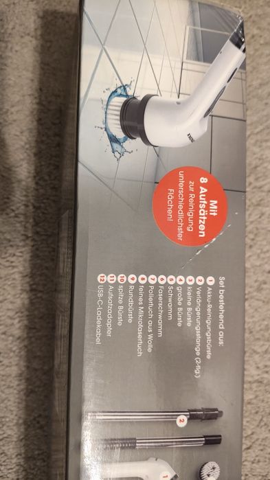 Perie multifunctionala cu acumulator.